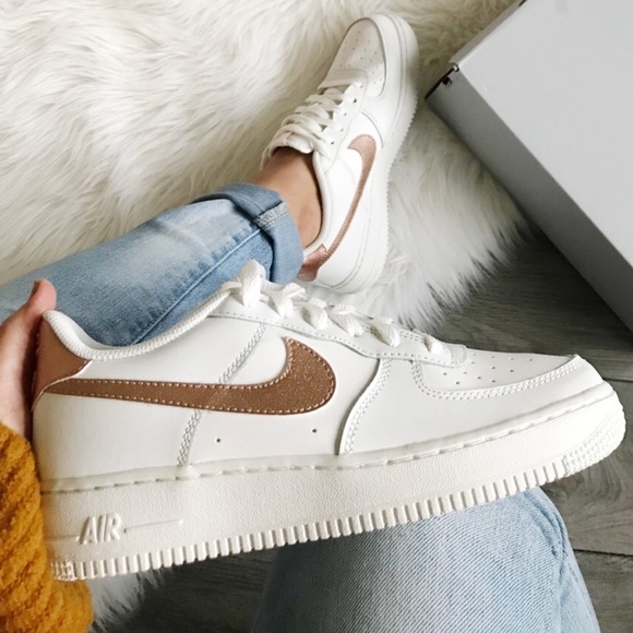 New nike air force 1 low white bronze - Picture 5 of 8